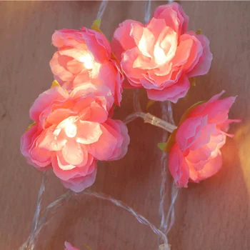 DIY ziedu vainags ar led gaismas uz kāzu puse, apdares un Valentīna diena ziedu, dāvanu, 1,2,3,4 mērītājs iespēja