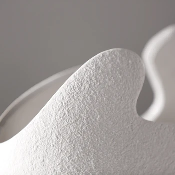 Mūsdienu Radošumu Baltās Keramikas Vāzes Kāzu Mājas Apdare Dāvanu Hidroponiskas Podos Personības Augi Narcise puķu pods
