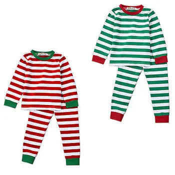 Jaunā pavasara bērnu apģērbu komplekti, no kokvilnas meitene Ziemassvētku apģērbu zēnu uzvalki, bērnu pidžamas komplekts ar garām piedurknēm bērnu apģērbu sleepwear