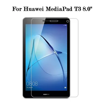 Rūdīta Stikla Huawei Mediapad T3 8 8.0 KOB-L09 W09 Ekrāna aizsargplēvi Planšetdatora Ekrāns Aizsargs Huawei T3 8 collas
