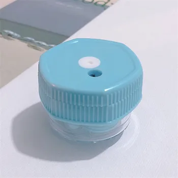 Manuāla lēcu deproteinzation gadījumā tīrtoņa krāsu skaistums objektīva lieta kontaktlēcu uzglabāšanas kasti var kā dāvanu