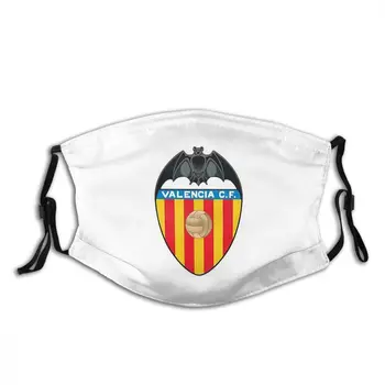 Valensijas Klubs De Futbol, Valencia CF Maska Pieaugušo Atkārtoti Anti Dūmaka Anti Putekļu muti cepures ar filtru