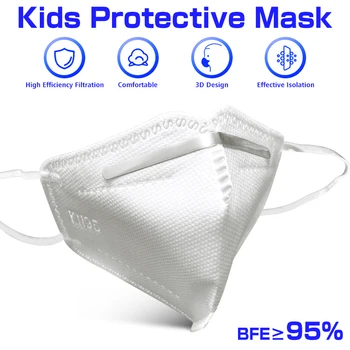 Bērniem FFP2 Mazulis KN95 Masque biezāka CE KN95 Anti-miglas Spēcīgu Aizsardzības Mutes Maska Zēni Meitenes Respiratoru Atkārtoti mascarillas