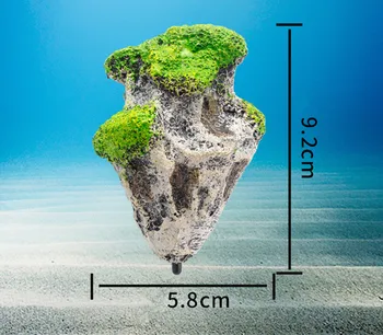 Akvārija Zivju Tvertnes Peldošās Rock Apturēta Akmens Mākslīgo Peldošo Pumeks Dekoru, kas peld Rock Ornaments