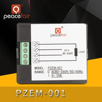 MAIŅSTRĀVAS vienfāzes Ciparu LCD Wattmeter Kwh Skaitītājs 220V 10A Spriegums Strāvas Enerģija Elektroenerģijas Patēriņš Testeri PZEM-001