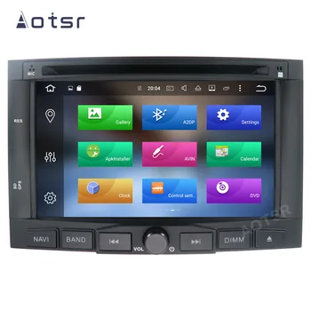 AOTSR 2 Din Auto Radio Auto Android 10 Par Peugeot 3008 5008 2009 - Multimediju Atskaņotājs, Stereo, GPS Navigācija, DSP AutoRadio
