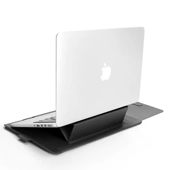 Salokāma PU Ādas Soma Macbook Pro 13 15 Gaisa 13 11 Lieta 15.6 Collu Piedurknēm Apvalka McBook Pro 13 Aizsargs Maisiņš 2020