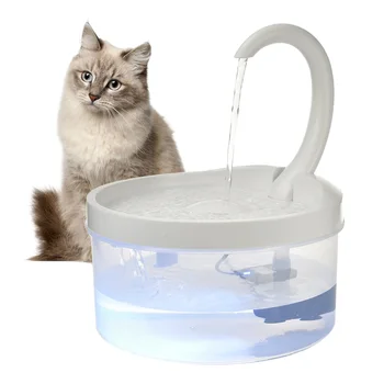 2L Pet Cat Ūdens Strūklaka USB Automātiskā Sunim Dzeramo Strūklaka Ar LED Gaismas Dzērājs Pakārtotā Pet Dzeramā Strūklakas Dozatoru