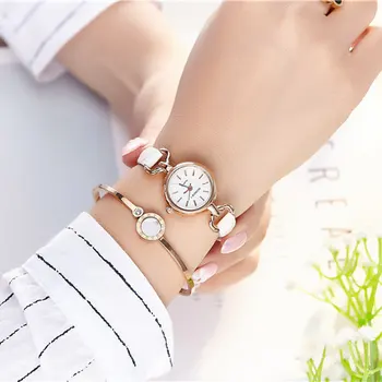 Jaunu Luksusa Zīmolu Sieviešu Pulksteņi 2018 Modes Elegants Mini Kvarca Skatīties Maziem Ikdienas dāma rokas pulksteni Sieviešu pulksteni Reloj mujer