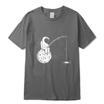 XIN YI Vīriešu t krekli augstas kvalitātes kokvilnas Smieklīgi spaceman dizaina drukas ikdienas īsās piedurknes cool tshirt vīriešu vīriešu tee krekli