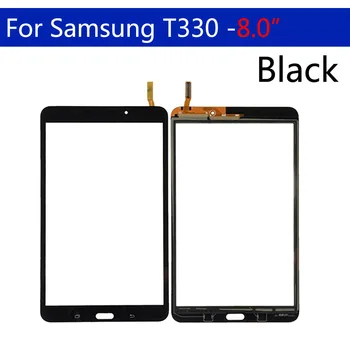 Samsung Galaxy Tab 4 8.0 T331 t335 T330 Touch Screen Digitizer Panelis Stikla Lēcu, LCD Displejs Planšetdatora Ekrāns Nomaiņa