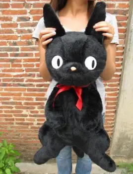 50cm Garš Studio Ghibli Melns Kaķis Jiji Kiki ' s Delivery Service Mugursoma Plīša Spilvenu Gfit Rotaļlietas